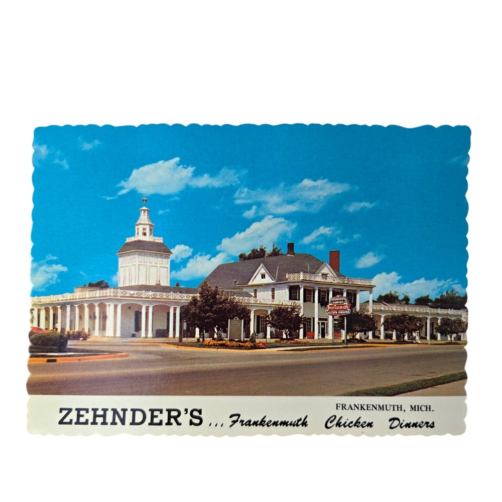 Vintage Zehnders Frankenmuth Chicken Dinners Michigan Postcard 1978